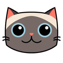 The curious cat mascot